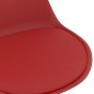 vidaXL Sillas de comedor 2 unidades cuero sintético rojo vidaXL Sillas de comedor 2 unidades cuero sintético rojo