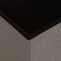 vidaXL Taburete de almacenaje plegable 2 uds lino sintético gris taupe vidaXL Taburete de almacenaje plegable 2 uds lino sintético gris taupe