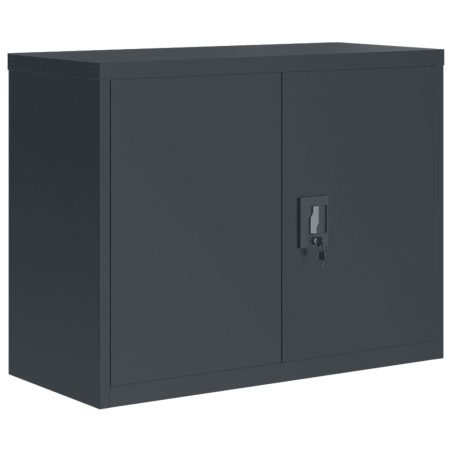 vidaXL Armario archivador de acero gris antracita 90x40x70 cm
