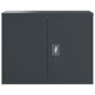 vidaXL Armario archivador de acero gris antracita 90x40x70 cm