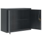 vidaXL Armario archivador de acero gris antracita 90x40x70 cm