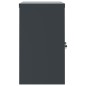 vidaXL Armario archivador de acero gris antracita 90x40x70 cm