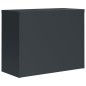 vidaXL Armario archivador de acero gris antracita 90x40x70 cm