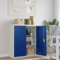 vidaXL Armario archivador de acero gris claro y azul 90x40x105 cm vidaXL Armario archivador de acero gris claro y azul 90x40x105 cm