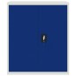 vidaXL Armario archivador de acero gris claro y azul 90x40x105 cm vidaXL Armario archivador de acero gris claro y azul 90x40x105 cm