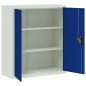 vidaXL Armario archivador de acero gris claro y azul 90x40x105 cm vidaXL Armario archivador de acero gris claro y azul 90x40x105 cm