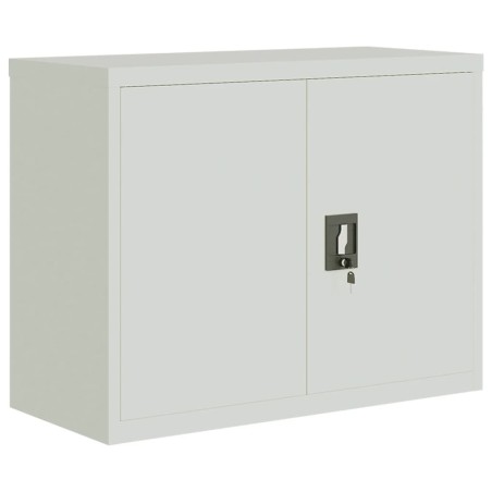 vidaXL Armario archivador de acero gris claro 90x40x70 cm