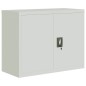 vidaXL Armario archivador de acero gris claro 90x40x70 cm