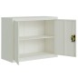 vidaXL Armario archivador de acero gris claro 90x40x70 cm
