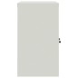 vidaXL Armario archivador de acero gris claro 90x40x70 cm