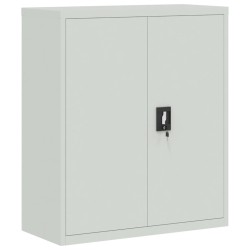 vidaXL Armario archivador de acero gris claro 90x40x105 cm