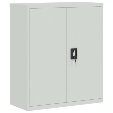 vidaXL Armario archivador de acero gris claro 90x40x105 cm