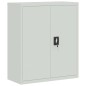 vidaXL Armario archivador de acero gris claro 90x40x105 cm