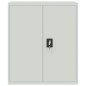 vidaXL Armario archivador de acero gris claro 90x40x105 cm