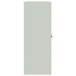 vidaXL Armario archivador de acero gris claro 90x40x105 cm