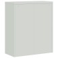 vidaXL Armario archivador de acero gris claro 90x40x105 cm