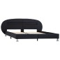 vidaXL Estructura de cama con LED cuero sintético negro 180x200 cm vidaXL Estructura de cama con LED cuero sintético negro 180x200 cm