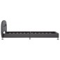 vidaXL Estructura de cama con LED de cuero sintético gris 90x200 cm vidaXL Estructura de cama con LED de cuero sintético gris 90x200 cm