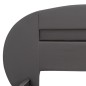 vidaXL Estructura de cama con LED de cuero sintético gris 90x200 cm vidaXL Estructura de cama con LED de cuero sintético gris 90x200 cm