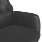 vidaXL Sillón de relax de cuero sintético negro