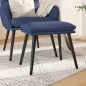 vidaXL Reposapiés de tela azul 45x29,5x35 cm vidaXL Reposapiés de tela azul 45x29,5x35 cm