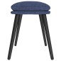 vidaXL Reposapiés de tela azul 45x29,5x35 cm vidaXL Reposapiés de tela azul 45x29,5x35 cm