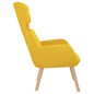 vidaXL Sillón de relax de terciopelo amarillo mostaza vidaXL Sillón de relax de terciopelo amarillo mostaza