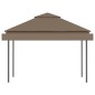 vidaXL Cenador con techo extensible doble gris taupe 3x3x2,75m 180g/m² vidaXL Cenador con techo extensible doble gris taupe 3x3x2,75m 180g/m²
