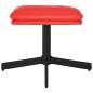 vidaXL Reposapiés de cuero sintético rojo 60x60x36 cm vidaXL Reposapiés de cuero sintético rojo 60x60x36 cm