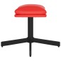 vidaXL Reposapiés de cuero sintético rojo 60x60x36 cm vidaXL Reposapiés de cuero sintético rojo 60x60x36 cm