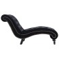 vidaXL Diván de terciopelo negro vidaXL Diván de terciopelo negro