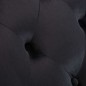 vidaXL Diván de terciopelo negro vidaXL Diván de terciopelo negro
