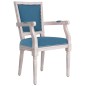 vidaXL Silla de comedor terciopelo azul vidaXL Silla de comedor terciopelo azul