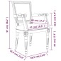 vidaXL Silla de comedor terciopelo azul vidaXL Silla de comedor terciopelo azul