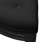 vidaXL Banco de terciopelo negro 110,5x45x49 cm vidaXL Banco de terciopelo negro 110,5x45x49 cm