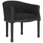 vidaXL Silla de comedor terciopelo negro