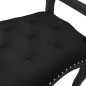 vidaXL Banco de terciopelo negro 80x45x60 cm