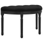 vidaXL Banco de terciopelo negro 81,5x41x49 cm