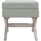 vidaXL Taburete con almacenaje terciopelo gris claro 45x45x49 cm vidaXL Taburete con almacenaje terciopelo gris claro 45x45x49 cm