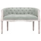 vidaXL Banco de terciopelo gris claro 98x56x69 cm vidaXL Banco de terciopelo gris claro 98x56x69 cm