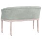 vidaXL Banco de terciopelo gris claro 98x56x69 cm vidaXL Banco de terciopelo gris claro 98x56x69 cm