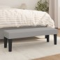 vidaXL Banco de tela gris claro 100x30x30 cm vidaXL Banco de tela gris claro 100x30x30 cm