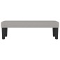 vidaXL Banco de tela gris claro 100x30x30 cm vidaXL Banco de tela gris claro 100x30x30 cm