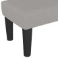 vidaXL Banco de tela gris claro 100x30x30 cm vidaXL Banco de tela gris claro 100x30x30 cm