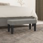 vidaXL Banco de terciopelo gris claro 70x30x30 cm vidaXL Banco de terciopelo gris claro 70x30x30 cm
