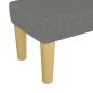 vidaXL Banco de tela gris oscuro 70x30x30 cm