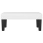 vidaXL Banco de cuero sintético blanco 70x30x30 cm