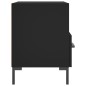 vidaXL Mesitas de noche 2 uds madera ingeniería negro 40x35x47,5 cm vidaXL Mesitas de noche 2 uds madera ingeniería negro 40x35x47,5 cm