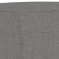 vidaXL Banco de tela gris oscuro 70x35x41 cm