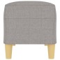 vidaXL Banco de tela gris claro 100x35x41 cm vidaXL Banco de tela gris claro 100x35x41 cm